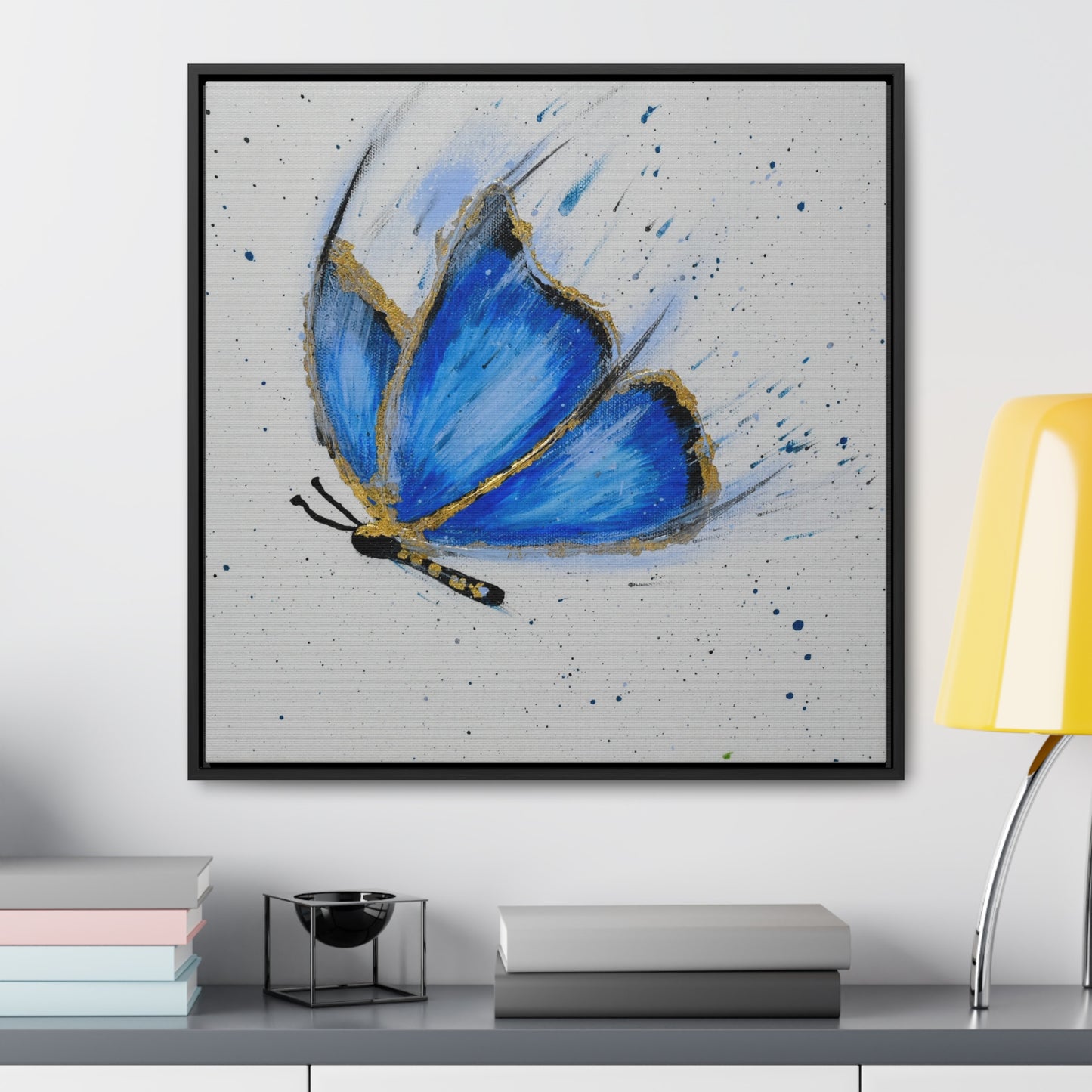 Re-Entry Butterfly Framed Canvas