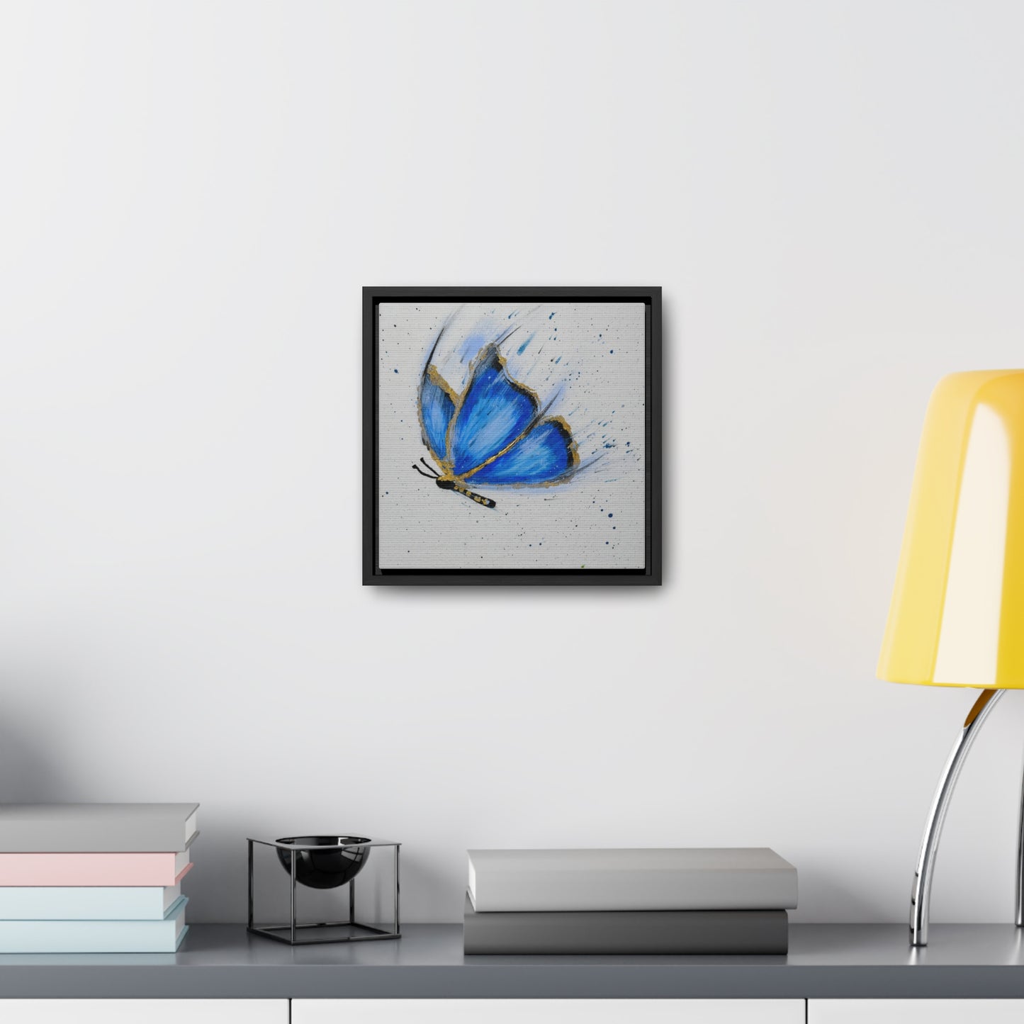 Re-Entry Butterfly Framed Canvas