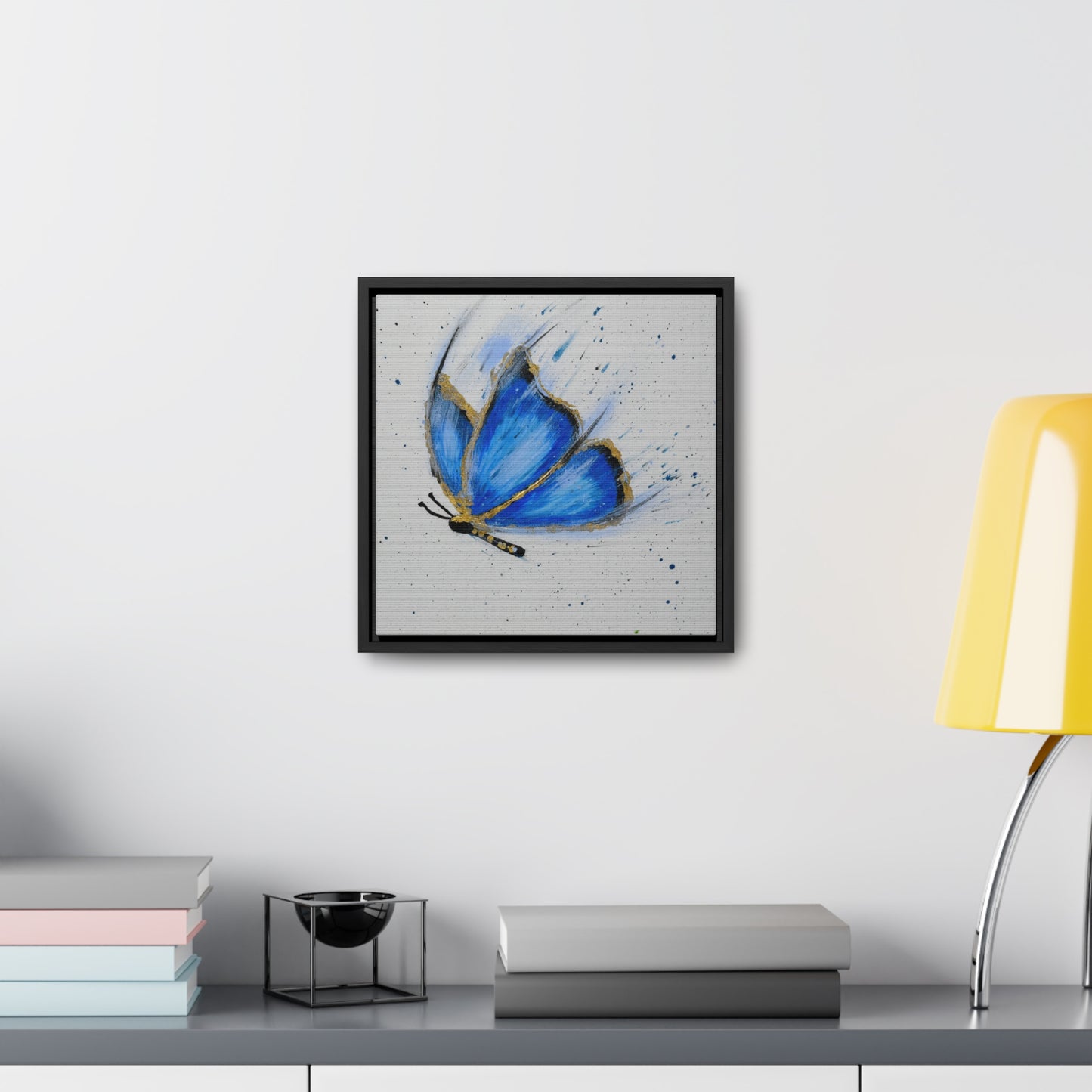 Re-Entry Butterfly Framed Canvas