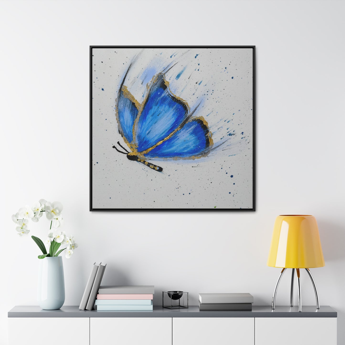 Re-Entry Butterfly Framed Canvas