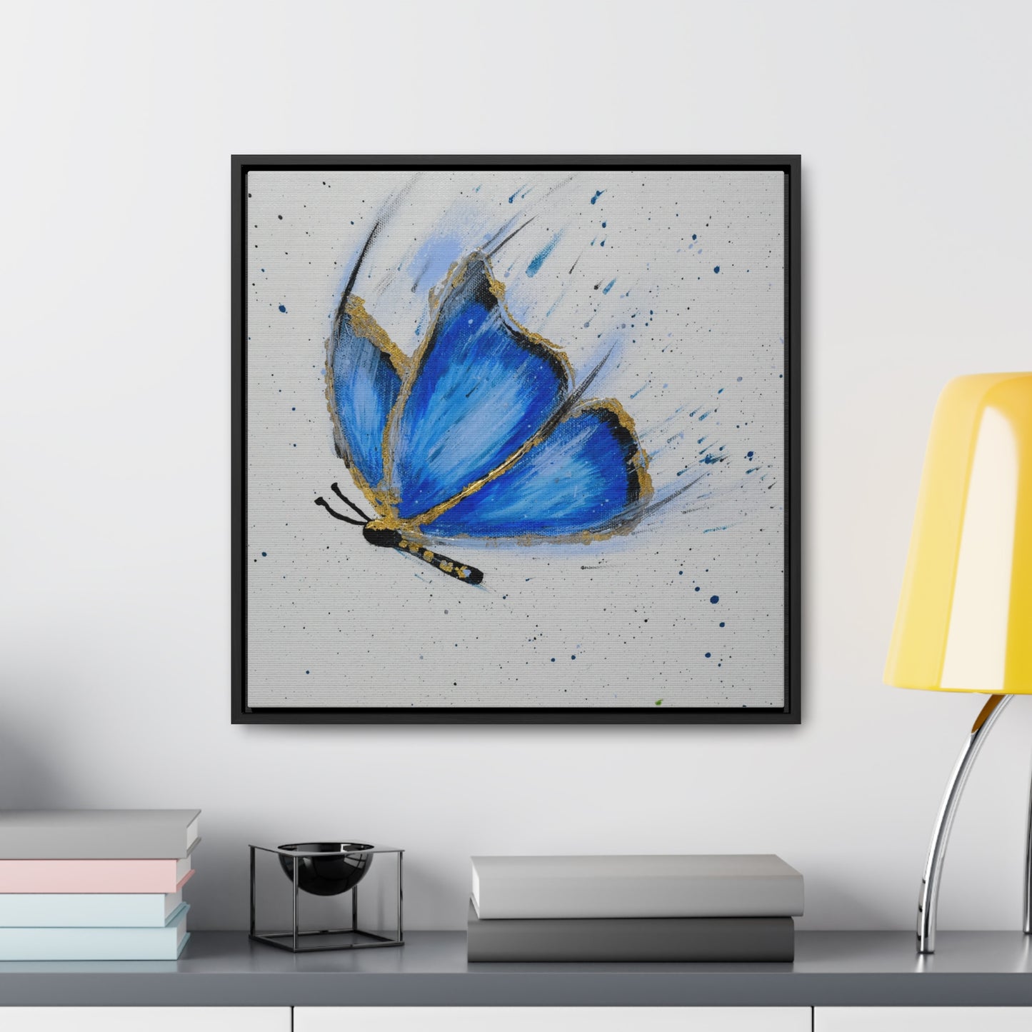 Re-Entry Butterfly Framed Canvas