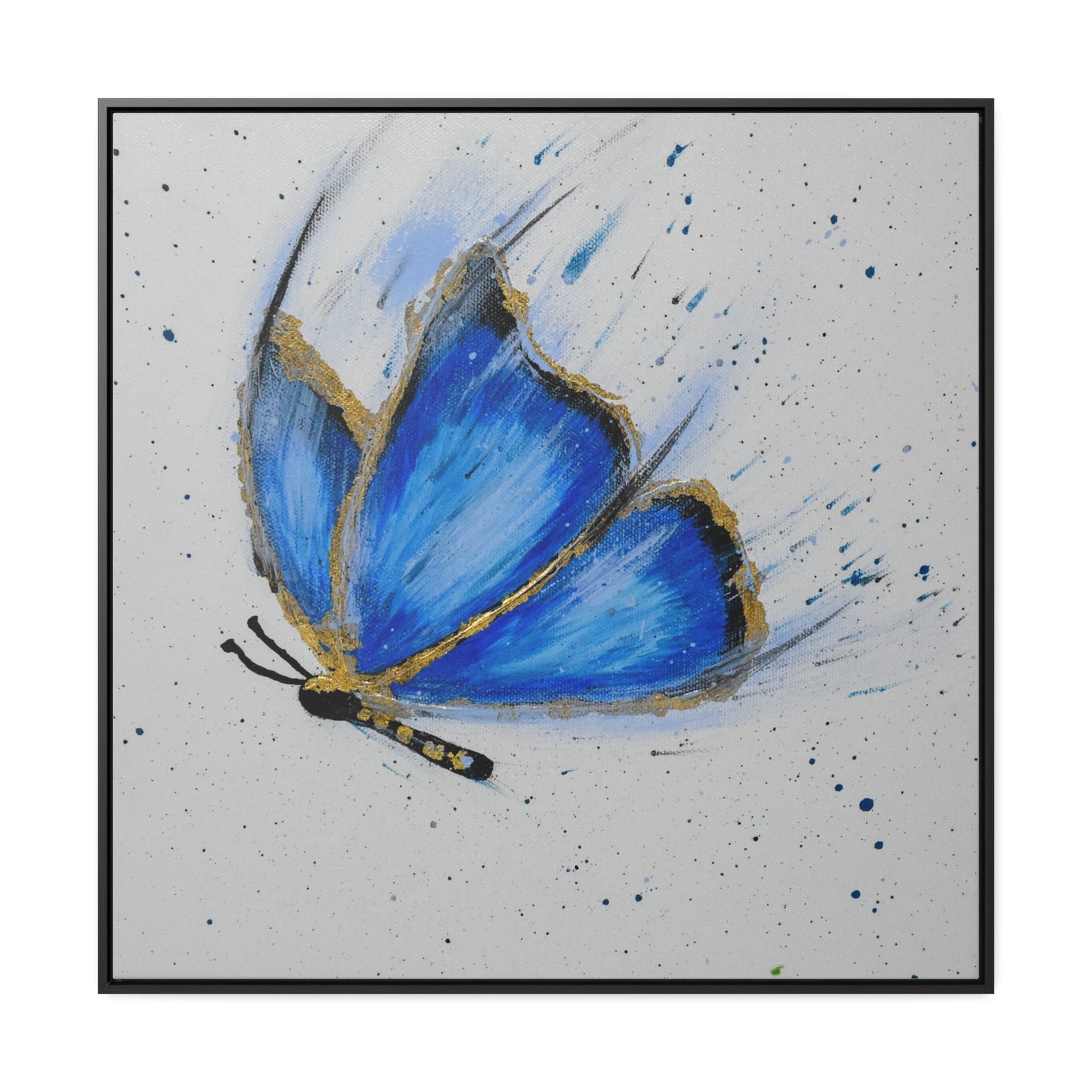 Re-Entry Butterfly Framed Canvas